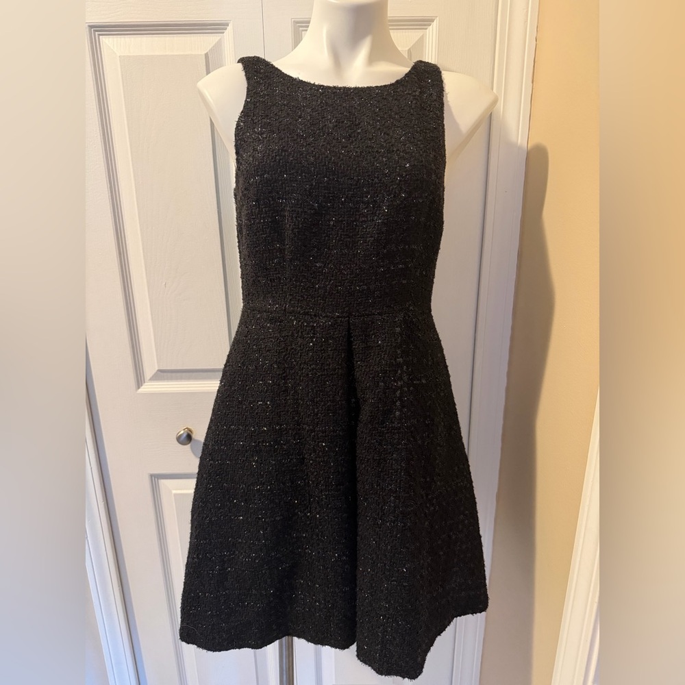 Jennifer Lopez Black A-line Mini Dress, Size 6